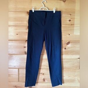 LOFT Women’s Skinny Dress Pants | Blue Patterned | Size 4